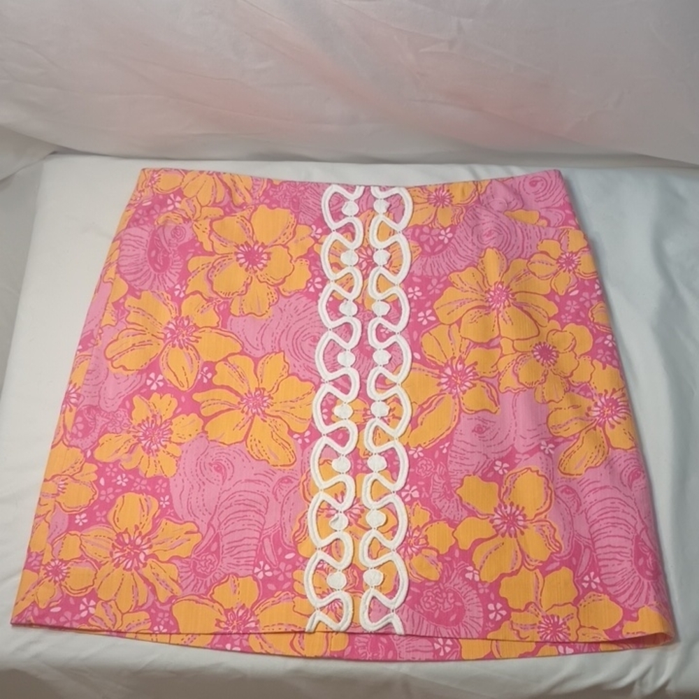 NWT Floral Pink and Yellow Skirt